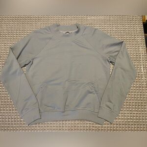 lululemon City Sweat Crewneck Sweatshirt Gray Size 4 
Front Pockets EUC